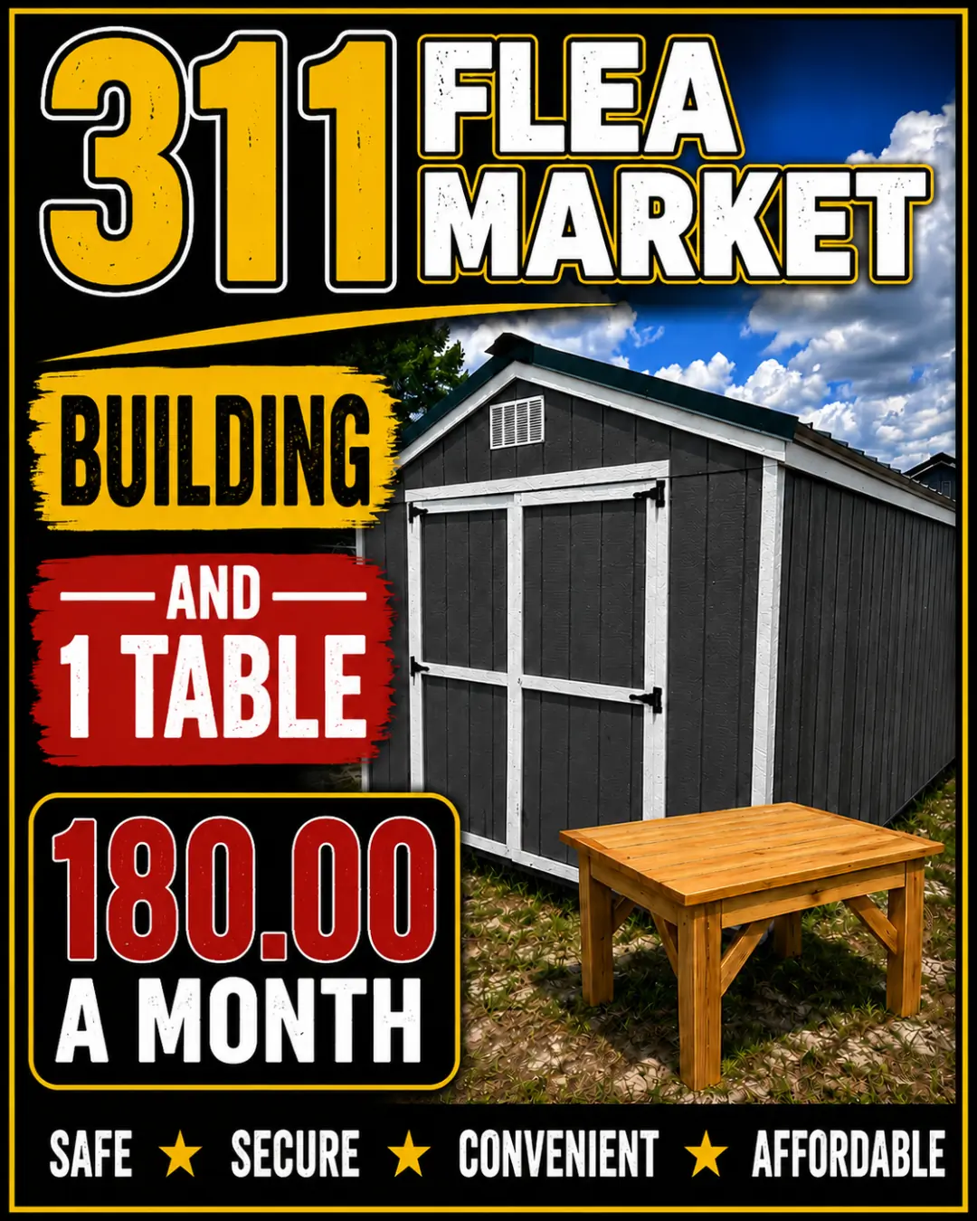 Flea market space 1