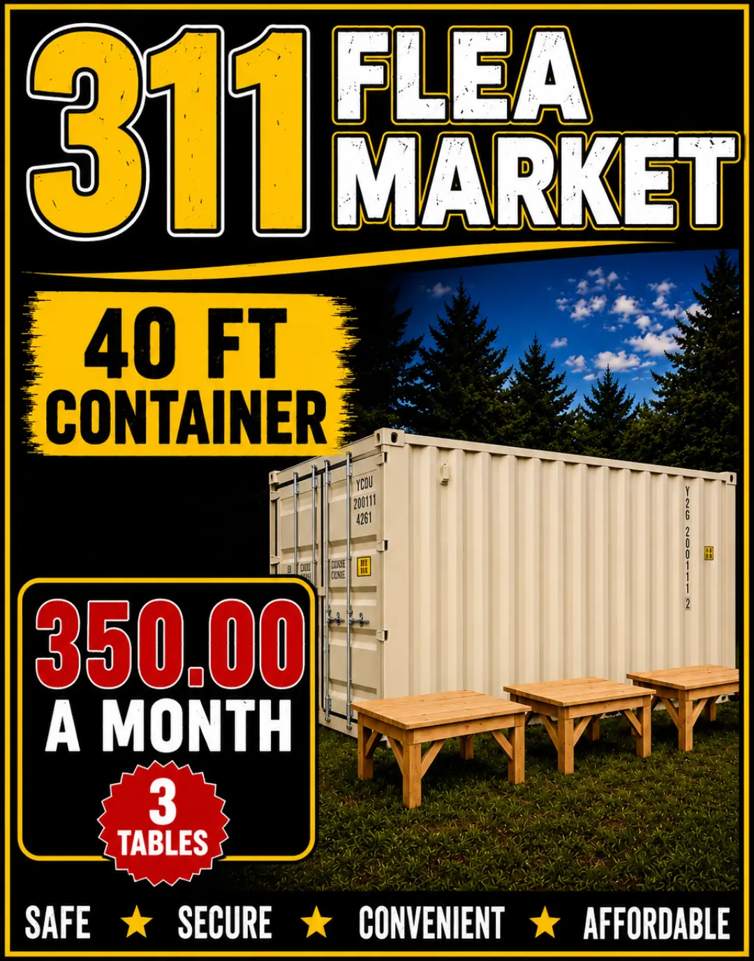 Flea market space 4